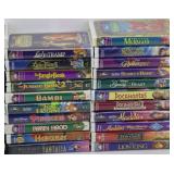 Collection of VHS Disney Tapes