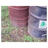 Lot of (2) Metal Drums