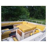 Lund Inboard Boat with Single Axle Trailer