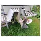 Lund Inboard Boat with Single Axle Trailer