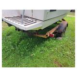 Lund Inboard Boat with Single Axle Trailer