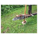 Lund Inboard Boat with Single Axle Trailer