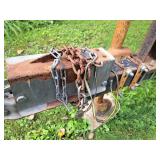 Lund Inboard Boat with Single Axle Trailer