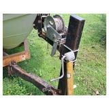 Lund Inboard Boat with Single Axle Trailer