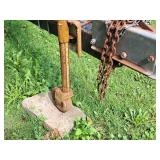 Lund Inboard Boat with Single Axle Trailer