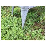 Reeves Metal Dual Basin Wash Tub with Stand