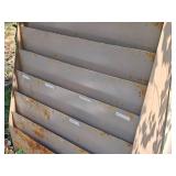 Metal Magazine Rack 8-tier