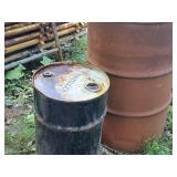 Lot of (2) Metal Drums