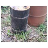 Lot of (2) Metal Drums