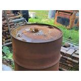 Lot of (2) Metal Drums