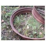 Lot of (2) 40" Metal Rings