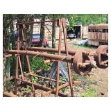 Lot of (2) Straight Axles with (4) Tires