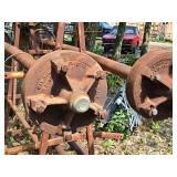 Lot of (2) Straight Axles with (4) Tires