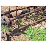 Lot of (2) Straight Axle, Leaf Springs with (2) Tires