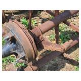 Lot of (2) Straight Axle, Leaf Springs with (2) Tires