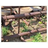 Lot of (2) Straight Axle, Leaf Springs with (2) Tires