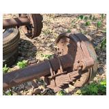 Lot of (2) Straight Axle, Leaf Springs with (2) Tires