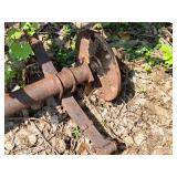 Lot of (2) Straight Axle, Leaf Springs with (2) Tires