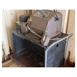 Vintage Teletype Corp Bell System Teletypewriter System with Cart