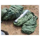 Military Sleep System - Sleeping Bag, Self-Inflating Sleeping Mat, Duffel Bag