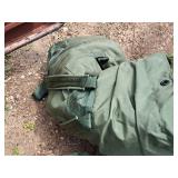 Military Sleep System - Sleeping Bag, Self-Inflating Sleeping Mat, Duffel Bag