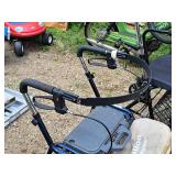 Dolomite 4-wheel Seat/Walker with Brakes and Basket