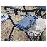 Dolomite 4-wheel Seat/Walker with Brakes and Basket