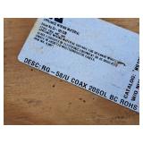 Lot of (1 Spool) 58/U Coax 20SOL BC ROHS Appliance Wire (New)