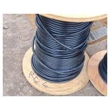 Lot of (4 Partial Spools) Coaxial Communication Cable
