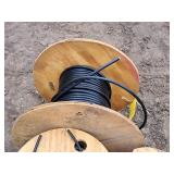Lot of (4 Partial Spools) Coaxial Communication Cable