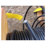 Lot of (4 Partial Spools) Coaxial Communication Cable