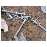 Lot of (6) Tiidee Products/Hollander Industries 10" Jack Stands