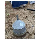 Lot of (2) Metal Funnels