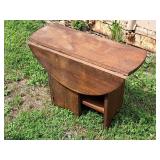 Wood Folding Side Table