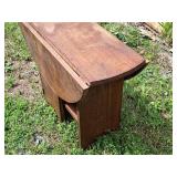 Wood Folding Side Table