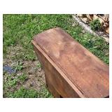 Wood Folding Side Table