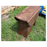 Wood Folding Side Table