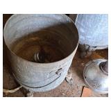 Lot of (2) Metal Mop Buckets