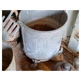 Lot of (2) Metal Mop Buckets