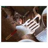 Lot of (2) Metal Mop Buckets