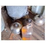 Lot of (3) Lanterns with Fuel