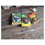 Lot of (3) Weed Whip Accessories - Weed Terminator II Trimmer Cutting Head, Grass Terminator Trimmer Cutting Head, Homelite E-Z-Line Advance System