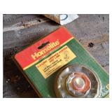 Lot of (3) Weed Whip Accessories - Weed Terminator II Trimmer Cutting Head, Grass Terminator Trimmer Cutting Head, Homelite E-Z-Line Advance System