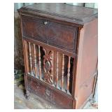 Vintage Pooley Radio Cabinet
