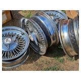 Lot of (4) Roadster Wheel 16" Chrome Rims