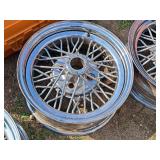 Lot of (3) 15" Chrome 4-lug Rims