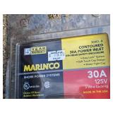 Marineco Shore Power Systems Contoured 30A Power Inlet (in original packaging)