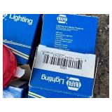 Lot of (4) NAPA Round Lights (New)