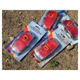 Lot of (4) Road Pro Clearance/Marker 2-bulb Sealed Light Assembly (New)