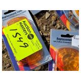 Road Pro Clearance/Marker 2-Bulb Sealed Light Assembly (New) with (2) Replacement Covers